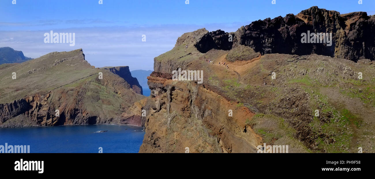 Madeira, Northeast Coast, Ponta de Sao Lourenco Stock Photo