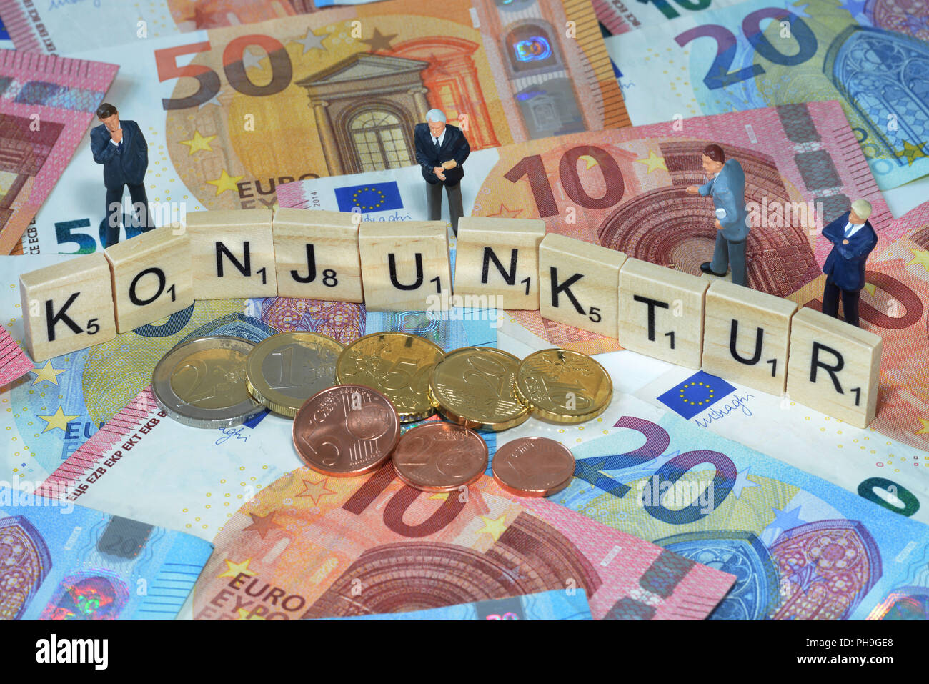 Symbolfoto Wirtschaftsbegriff Konjunktur Stock Photo - Alamy