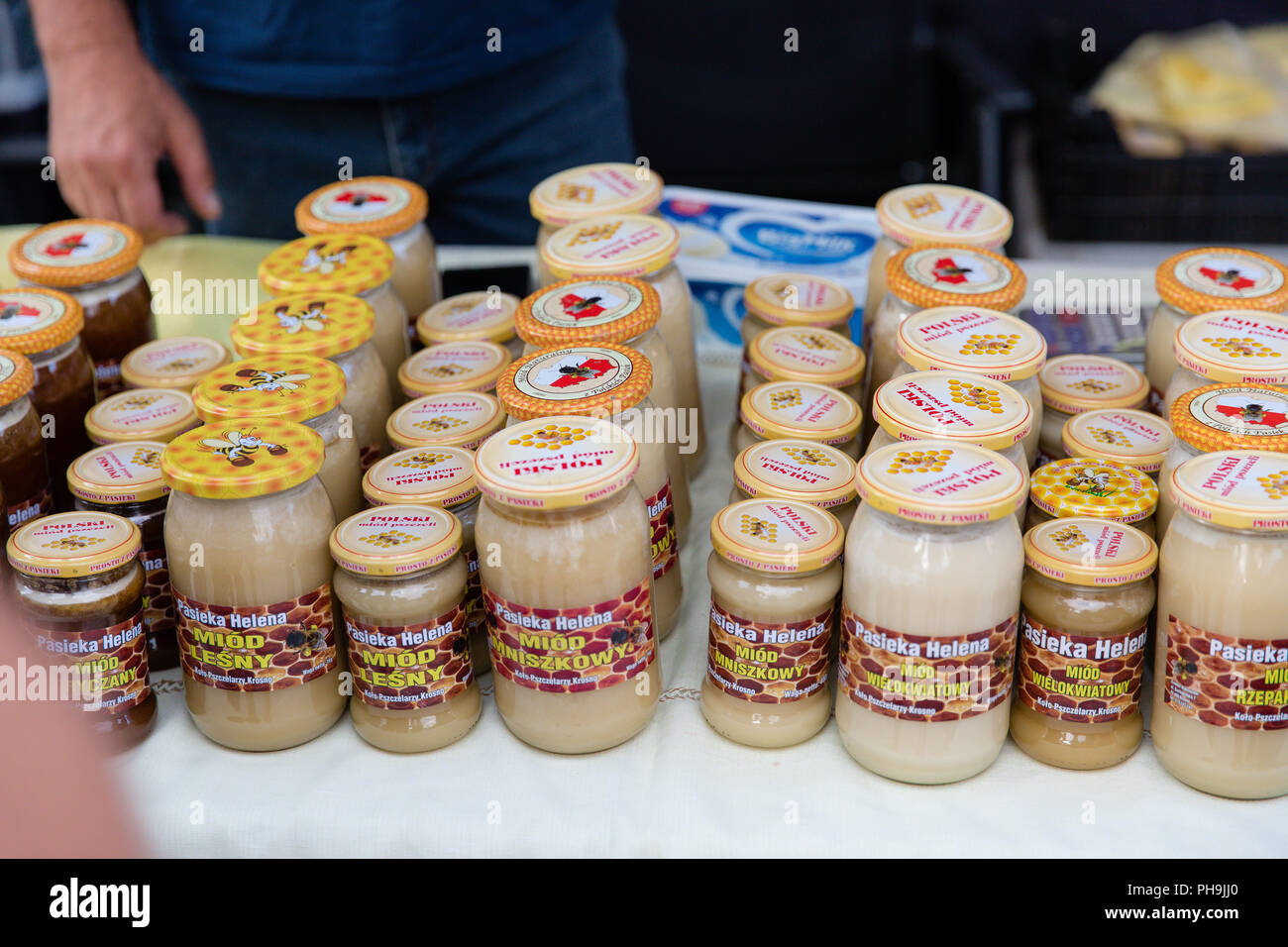 Market stall selling honey hires stock photography and images Alamy