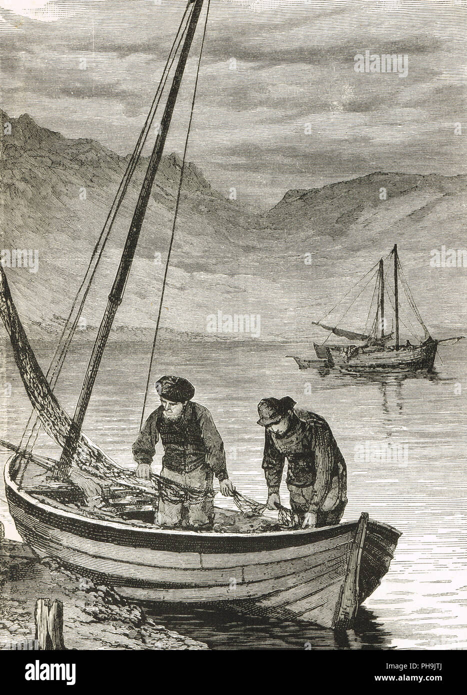Fishermen 19th century hi-res stock photography and images - Alamy