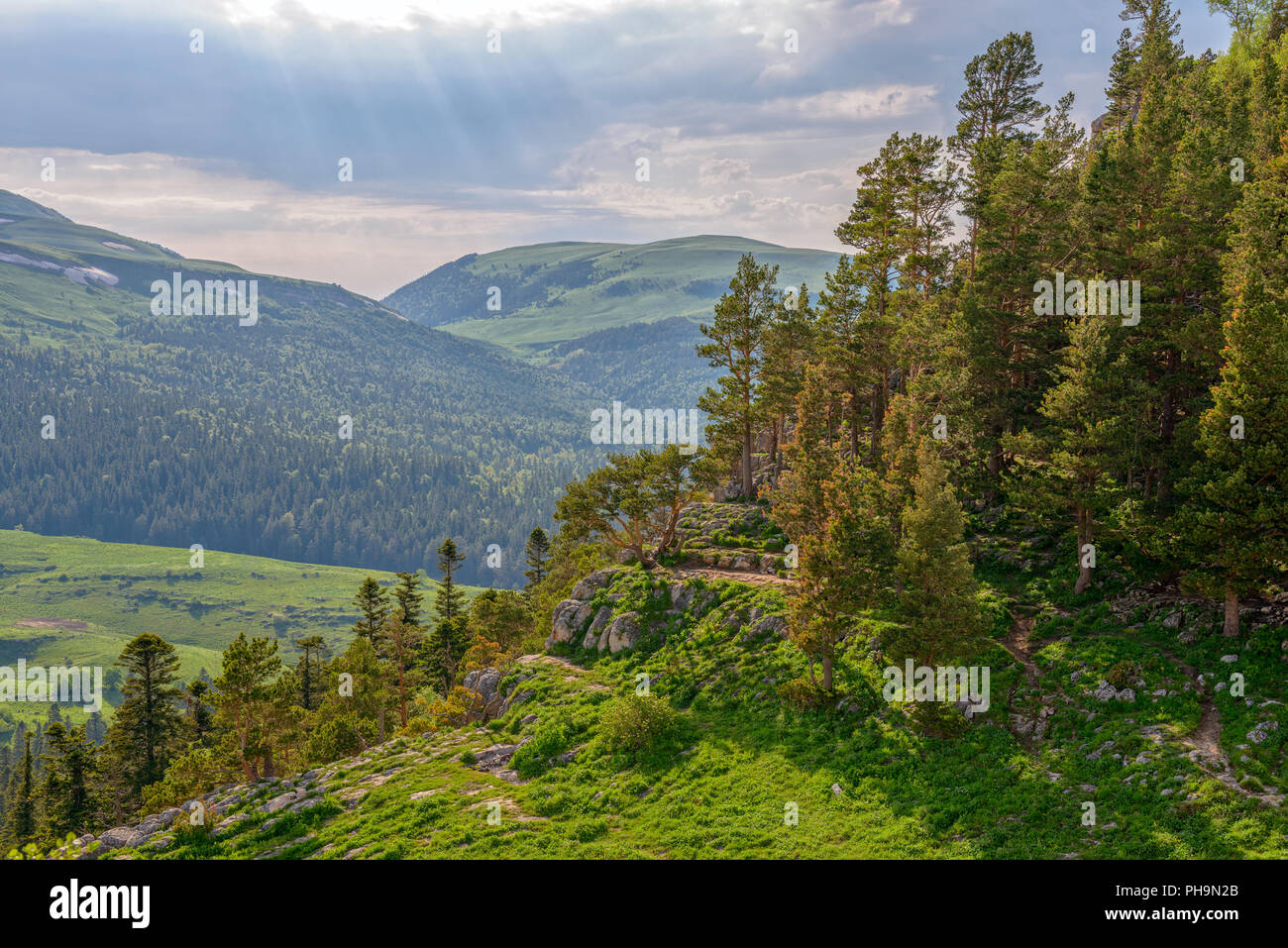 Mountain landscape Stock Photo