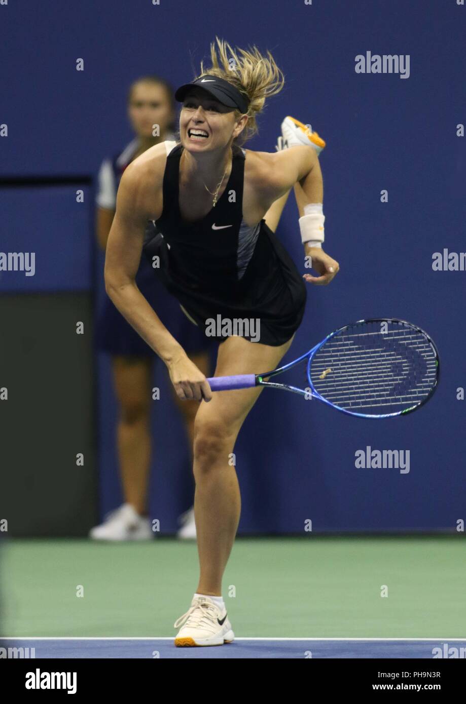 Maria Sharapova US Open Tennis Day 4. 8-30-2018 Photo By John Barrett ...