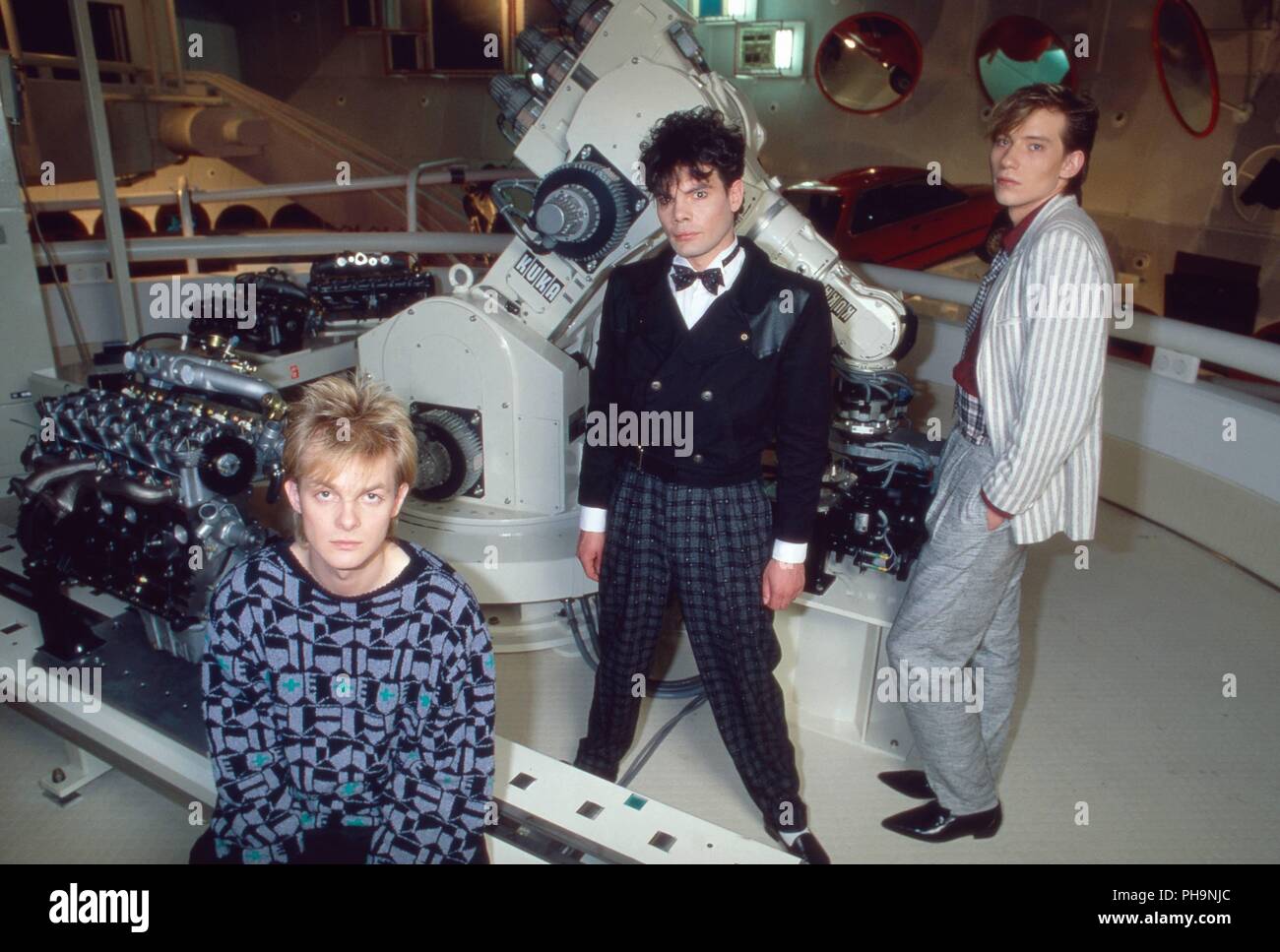 "Alphaville", deutsche Synthie Pop Band, zu Besuch in München