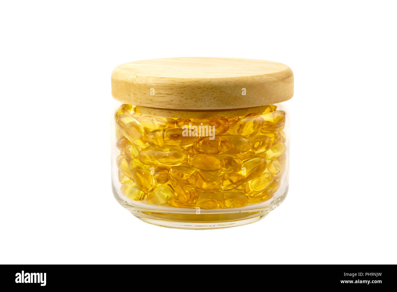 Capsule of medicine in a glass Stock Photo Alamy