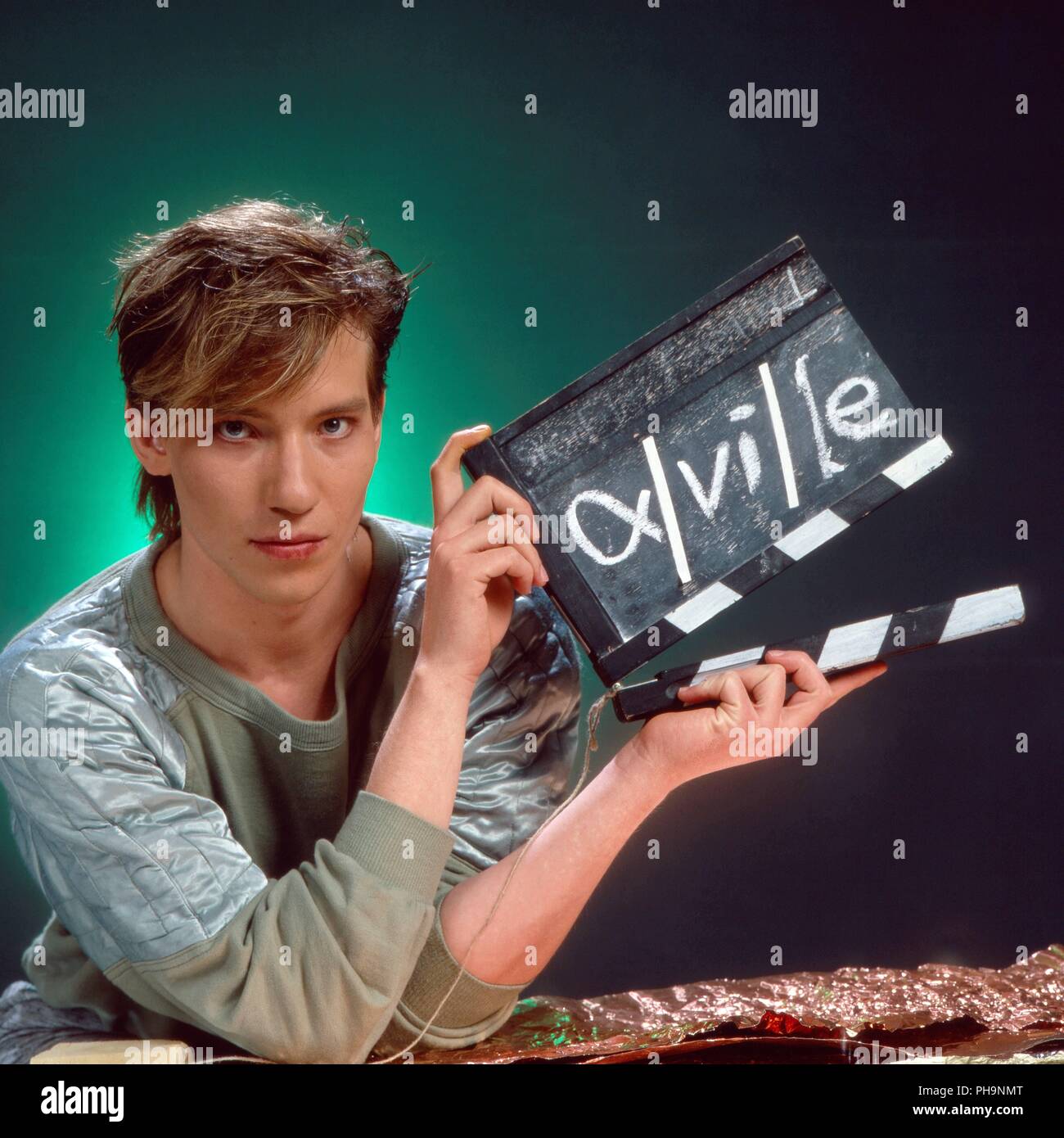 Bernhard Lloyd von "Alphaville", deutsche Synthie Pop Band, bei einem