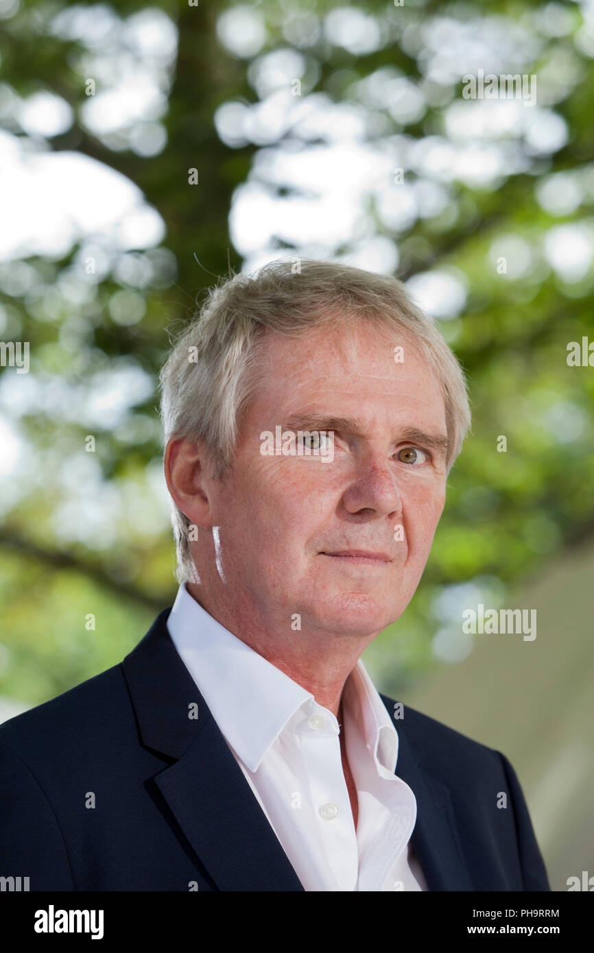 Sir Nigel Richard Shadbolt FRS FREng CITP CEng FBCS CPsychol is Principal of Jesus College, Oxford, and Professorial Research Fellow in the Department of Computer Science, University of Oxford. Pictured at the Edinburgh International Book Festival. Edinburgh, Scotland.  Picture by Gary Doak / Alamy Stock Photo