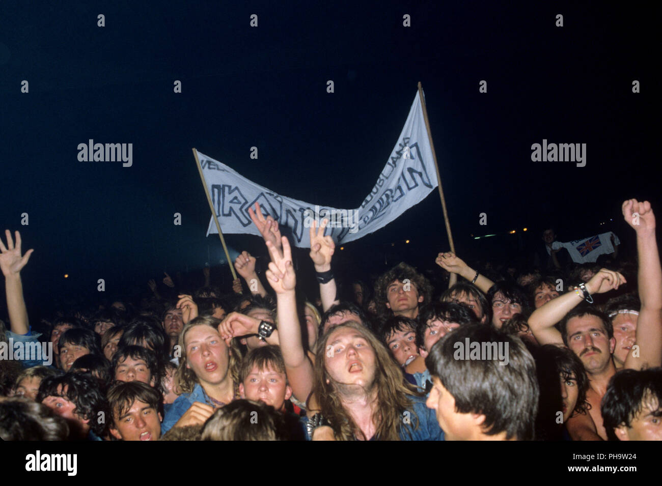 Iron Maiden on 19.08.1984 in Laibach / Ljubljana. | usage