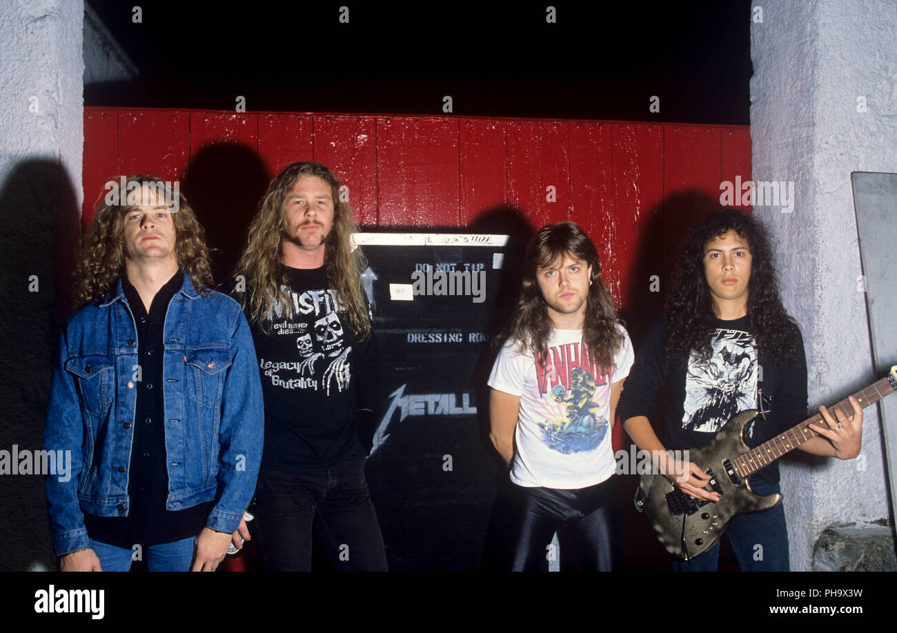 Metallica (v.l. Jason Newsted, James Hetfield, Lars Ulrich, Kirk