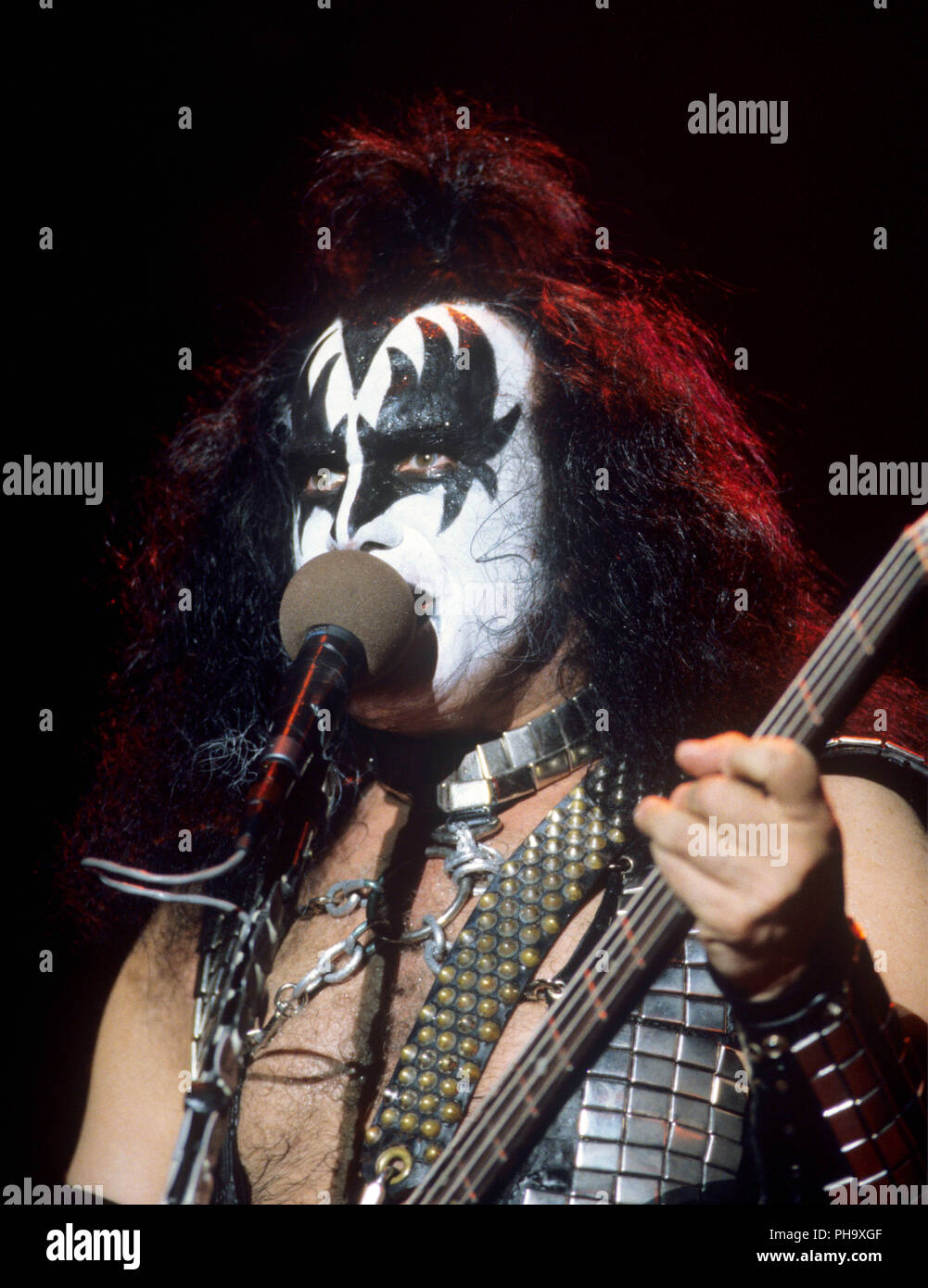 Gene Simmons (Kiss) on im Mai 1997 in Nürnberg / Nuremberg