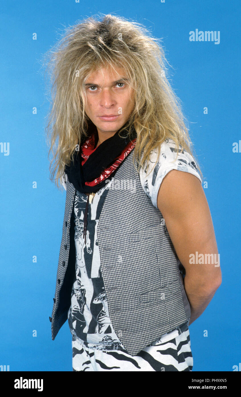 David Lee Roth (Van Halen) on im Oktober 1981 in . | usage worldwide Stock  Photo - Alamy