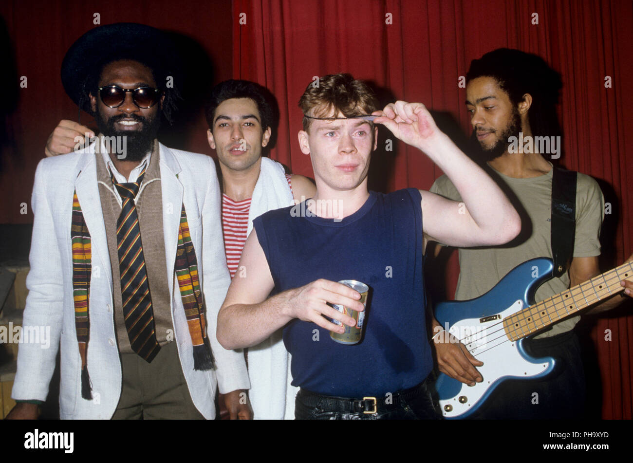 UB40 (v.l. Unbekannt, Norman Hassan, Alistair Campbell, Earl Falconer