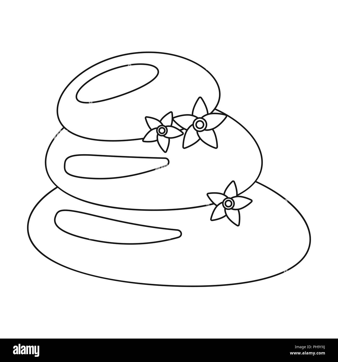 Spa stone icon of vector illustration for web and mobile design Stock ...