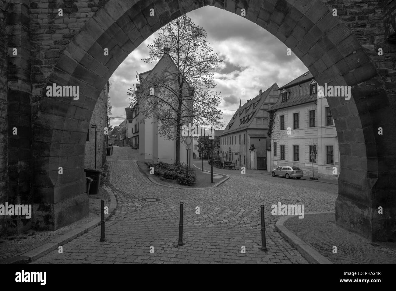 Old Town of Merseburg Stock Photo