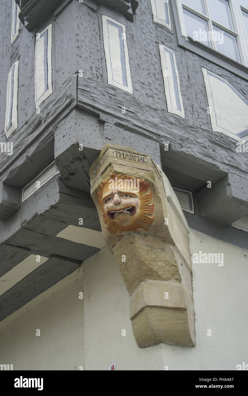 Grotesque Figures, Waiblingen, Baden-Wuerttemberg, Germany Stock Photo