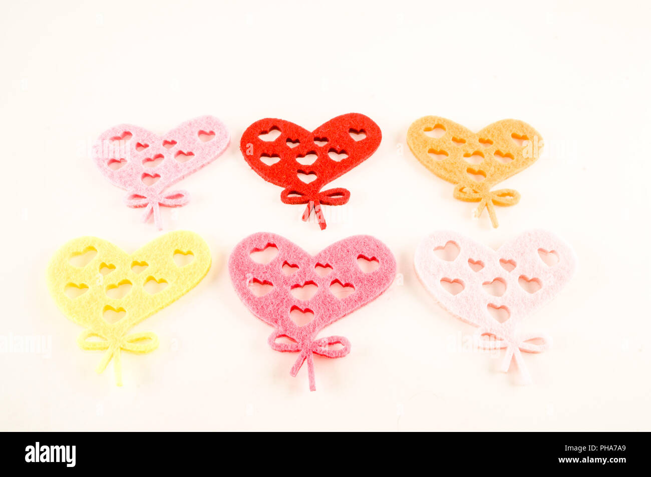Heart texture background Stock Photo