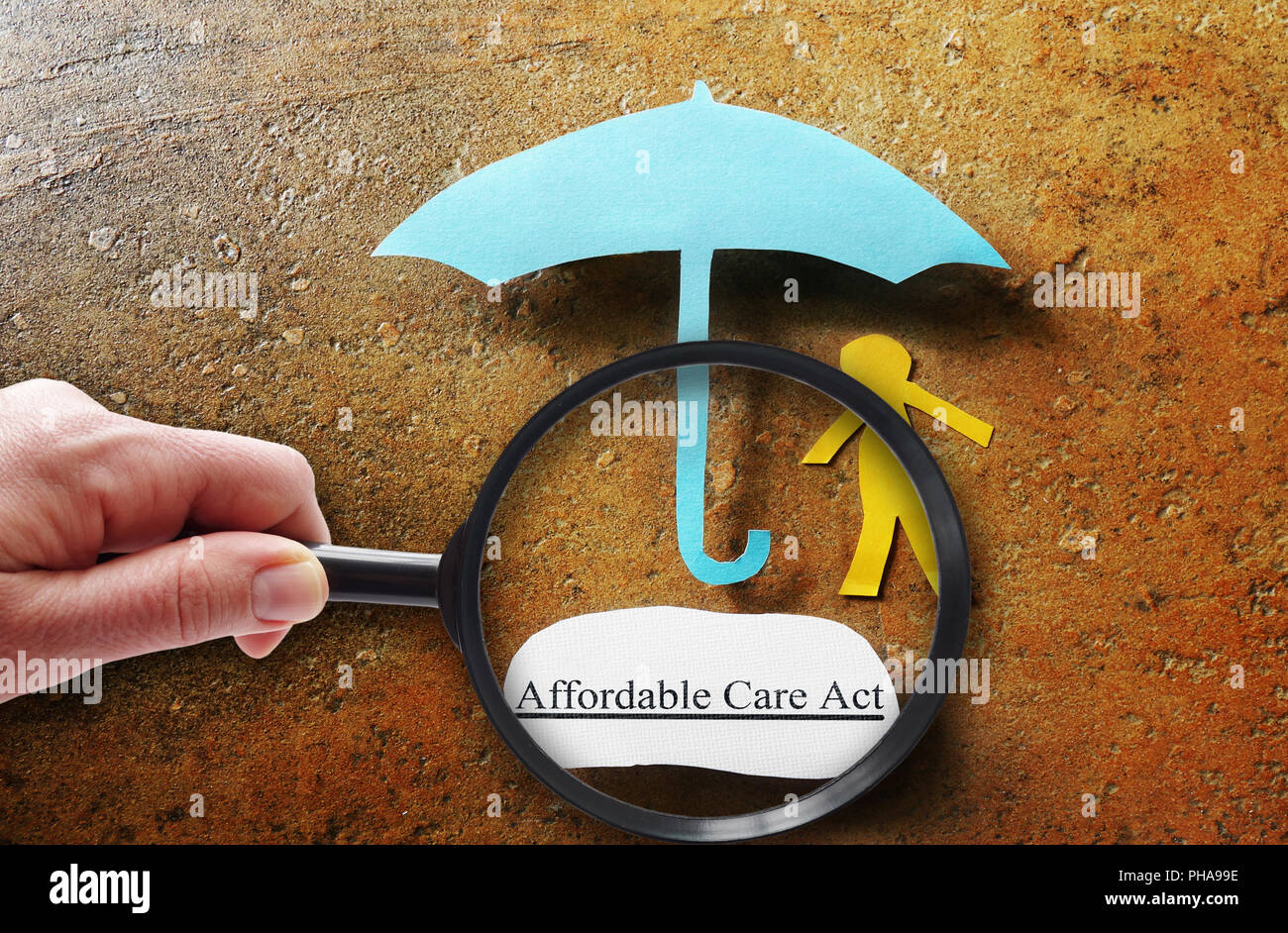 Obamacare research Stock Photo