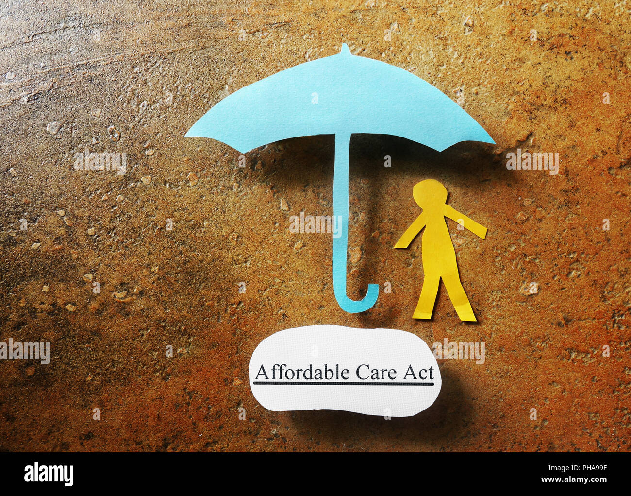 Affordable Care Act health insurance coverage Stock Photo