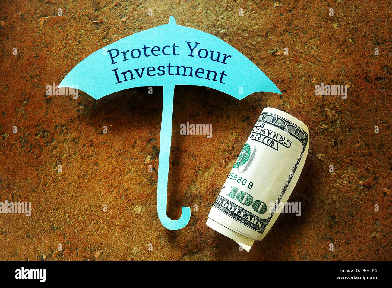 Investment protection Stock Photo