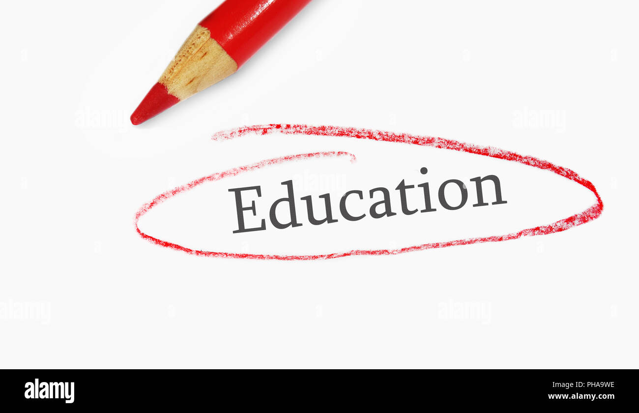 Education circle Stock Photo