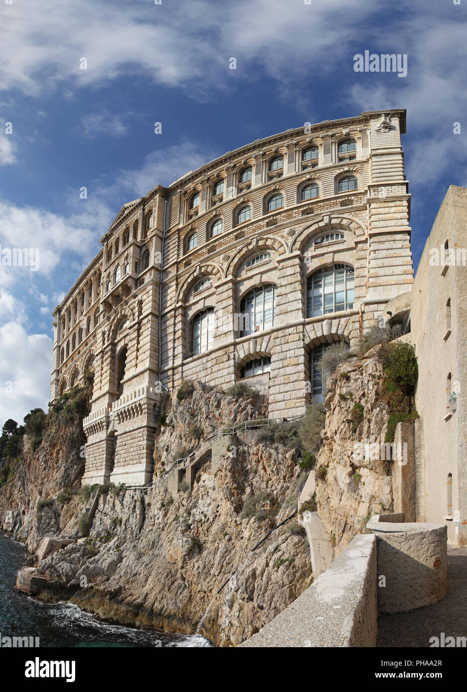 Oceanographic Institute and museum of marine sciences in Monaco Stock Photo