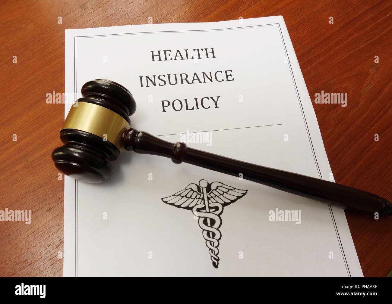 Health insurance law Stock Photo Alamy