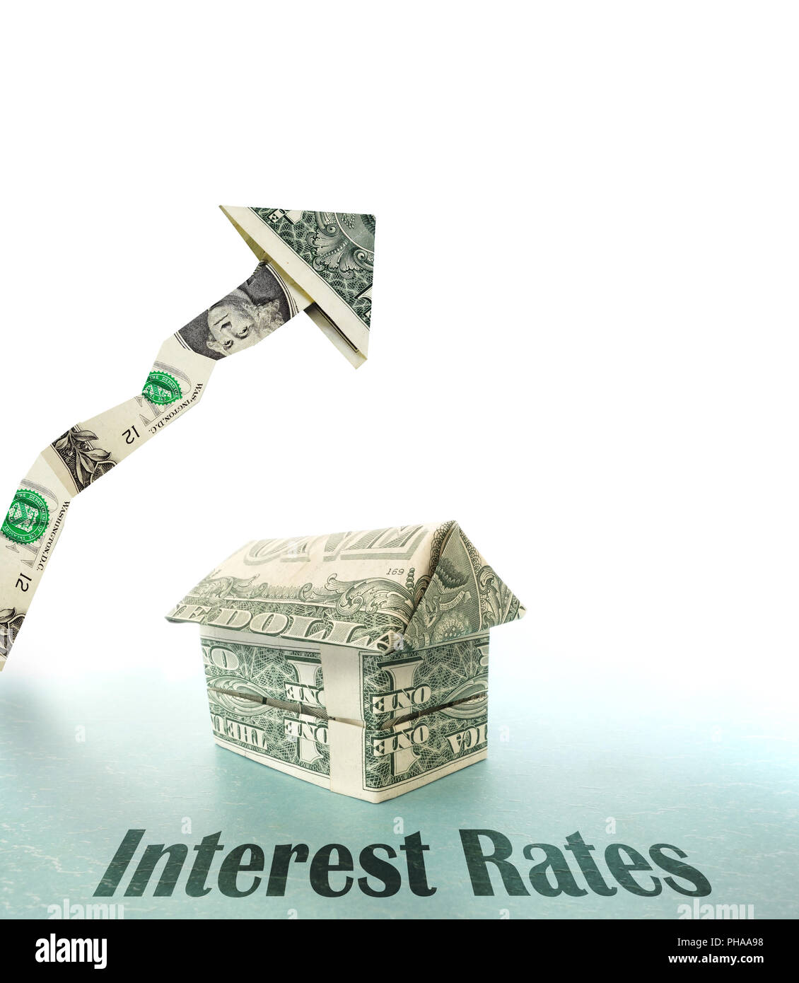 Rising Interest Rates Stock Photo
