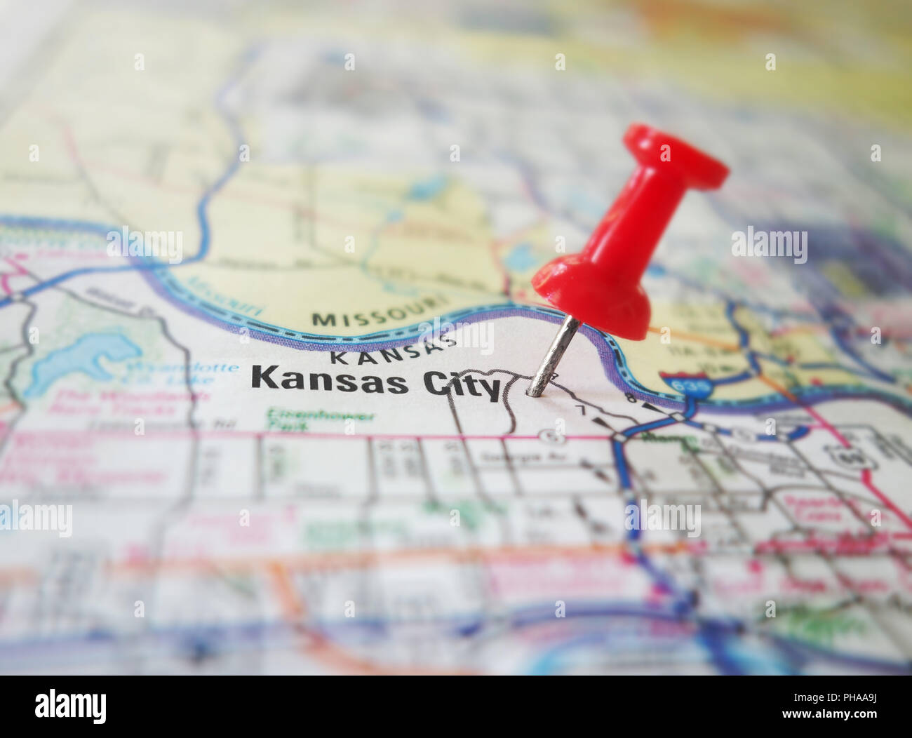 Kansas pin hi-res stock photography and images - Alamy