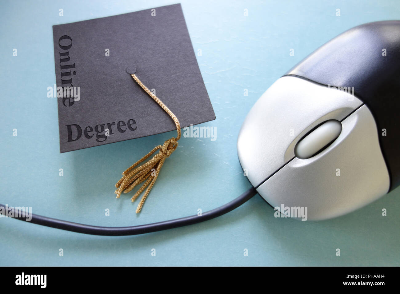 Online education degree Stock Photo - Alamy