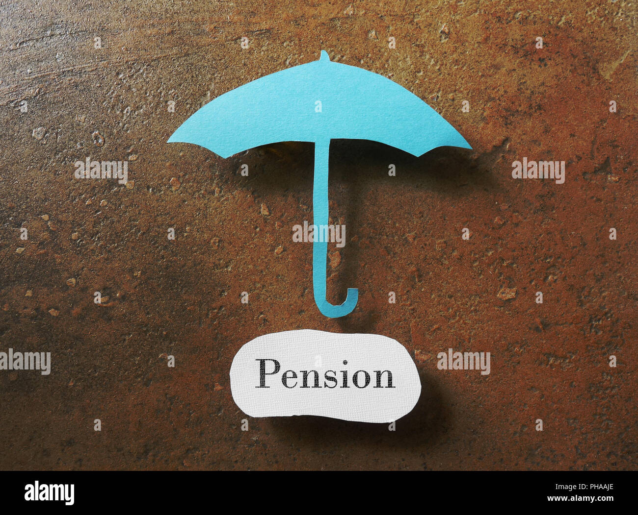 Pension plan Stock Photo