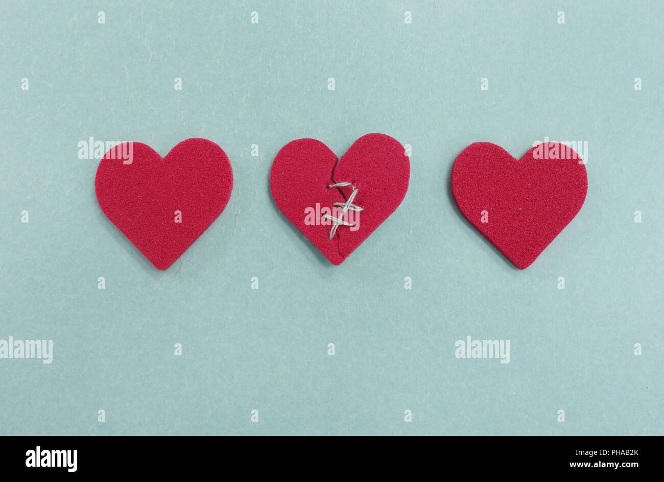 Three Hearts Stock Image Three Hearts Stock Image
