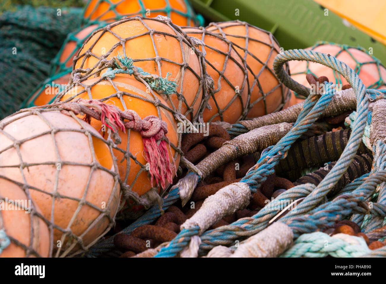 Nets and buoys hi-res stock photography and images - Alamy