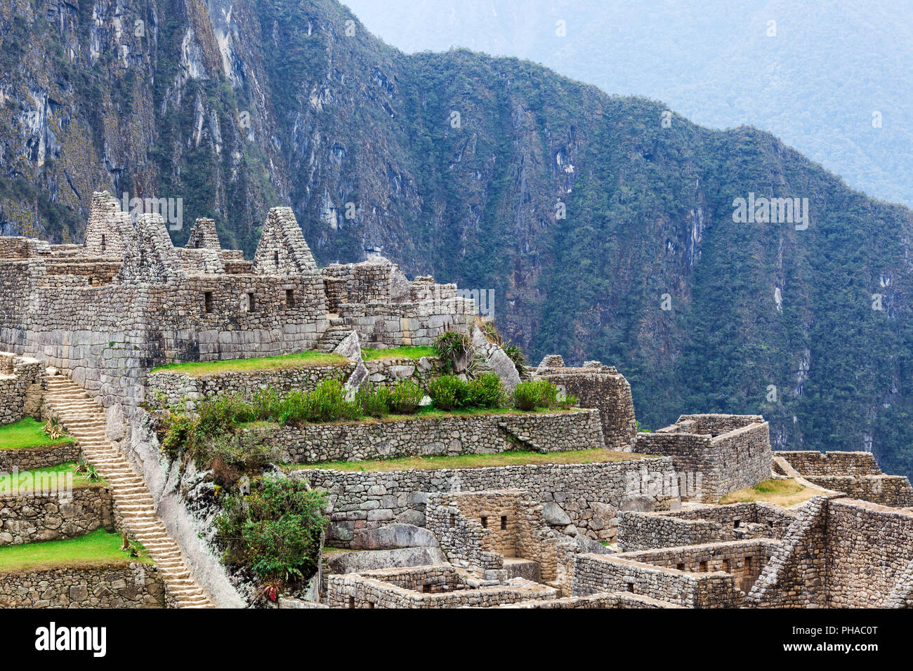 terraces, wall and ancient houses Stock Photo - Alamy