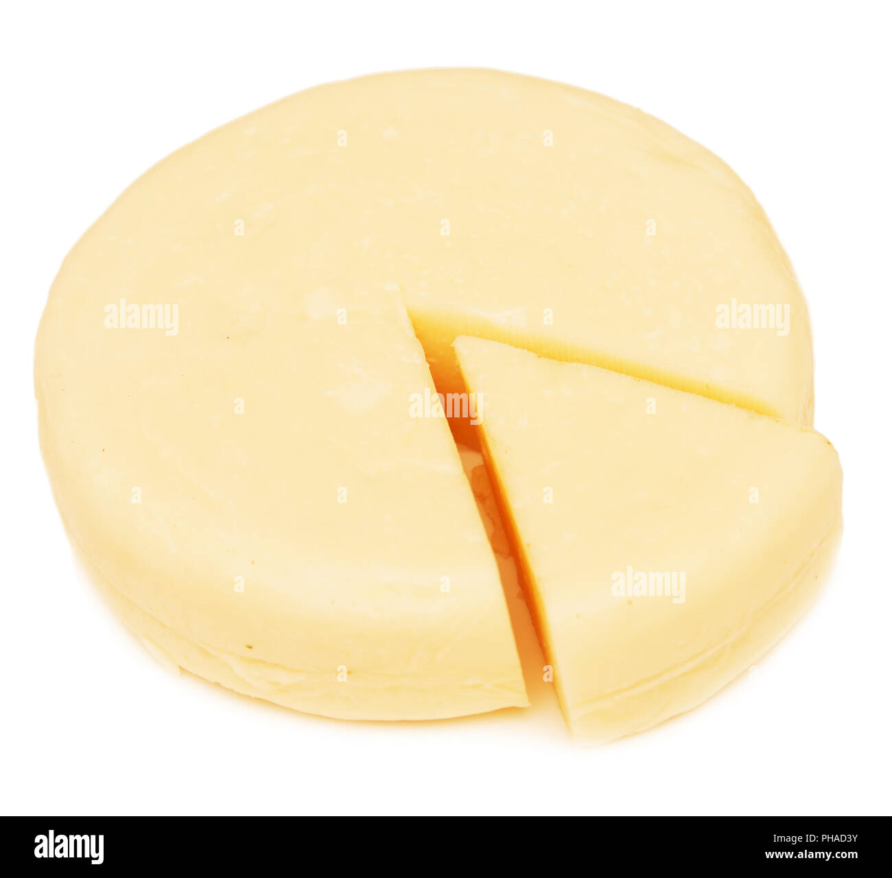 Round block of cheese Cut Out Stock Images & Pictures - Alamy