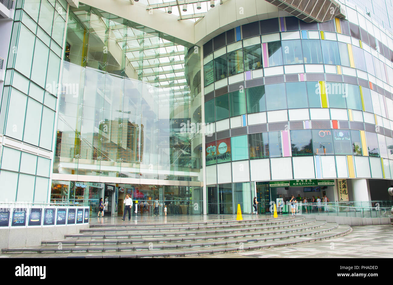 Central Boat Quay mall. Singapore Stock Photo Alamy