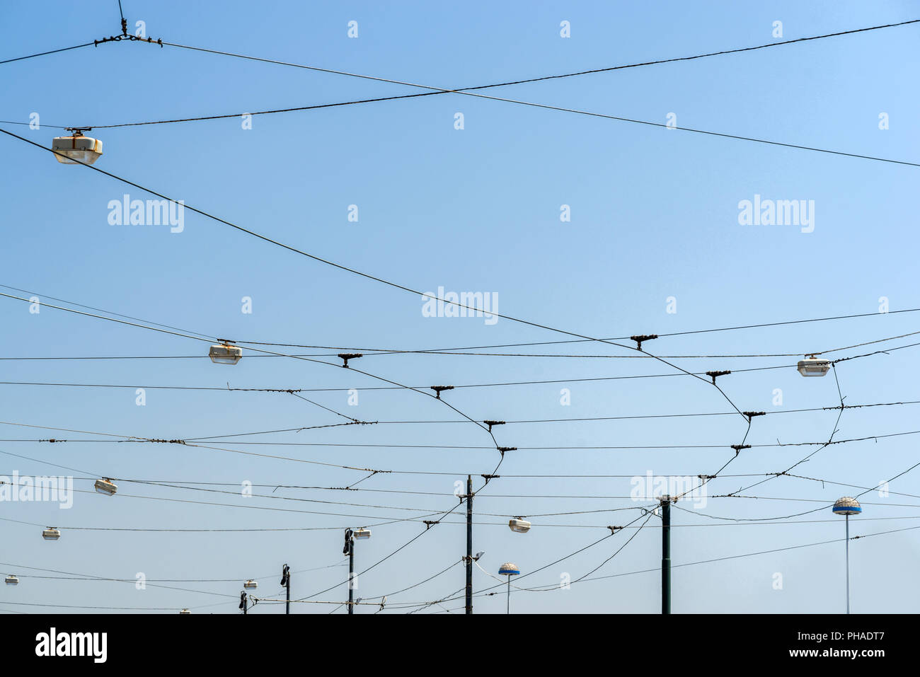 Electricity in Naples Stock Photo Alamy