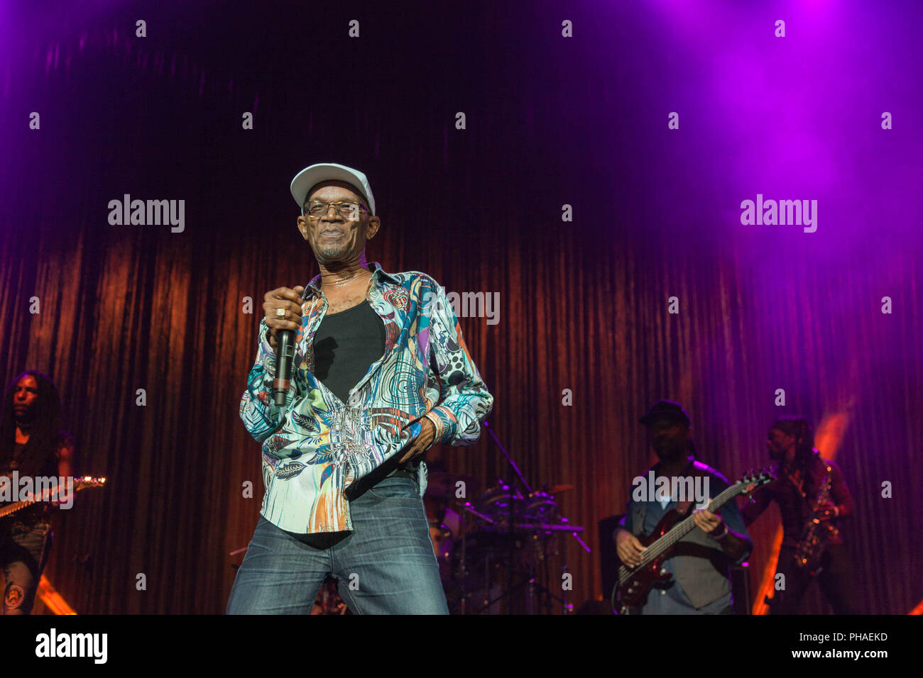 Pictures of Reggae singer and legend Beres Hammond at the O2 Brixton