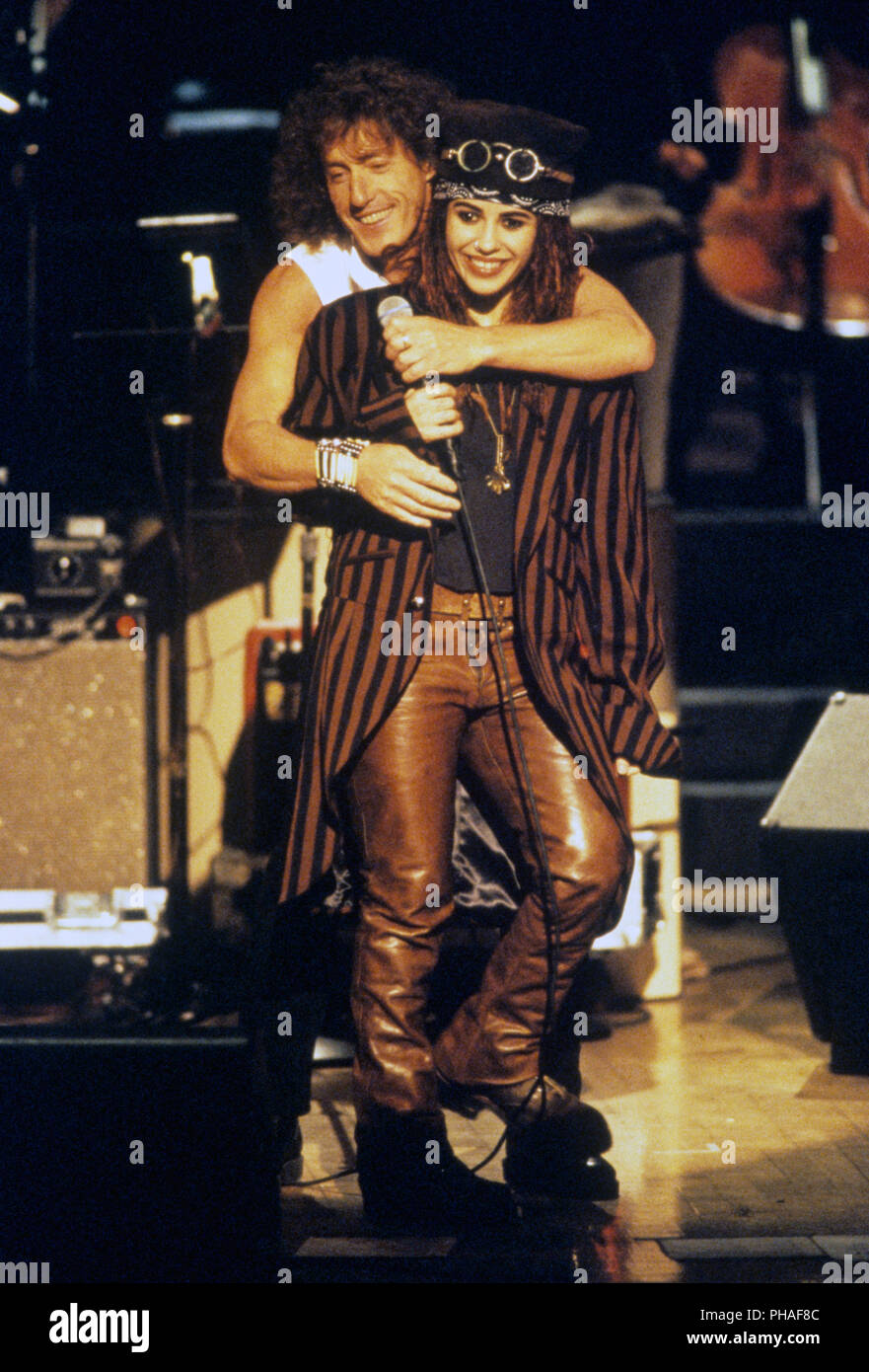 Linda Perry (4 Non Blondes) on 18.07.1993 in Bad Mergentheim. | usage