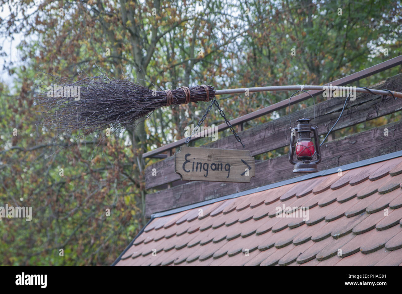 traditional inn in the Hohenlohe country, Germany Stock Photo