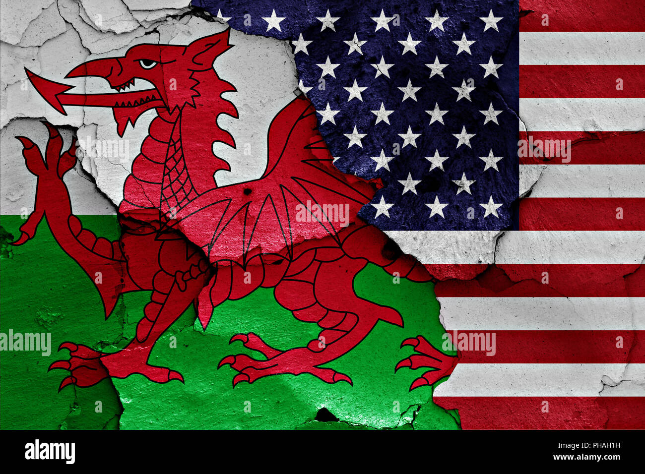Flag usa and wales hires stock photography and images Alamy
