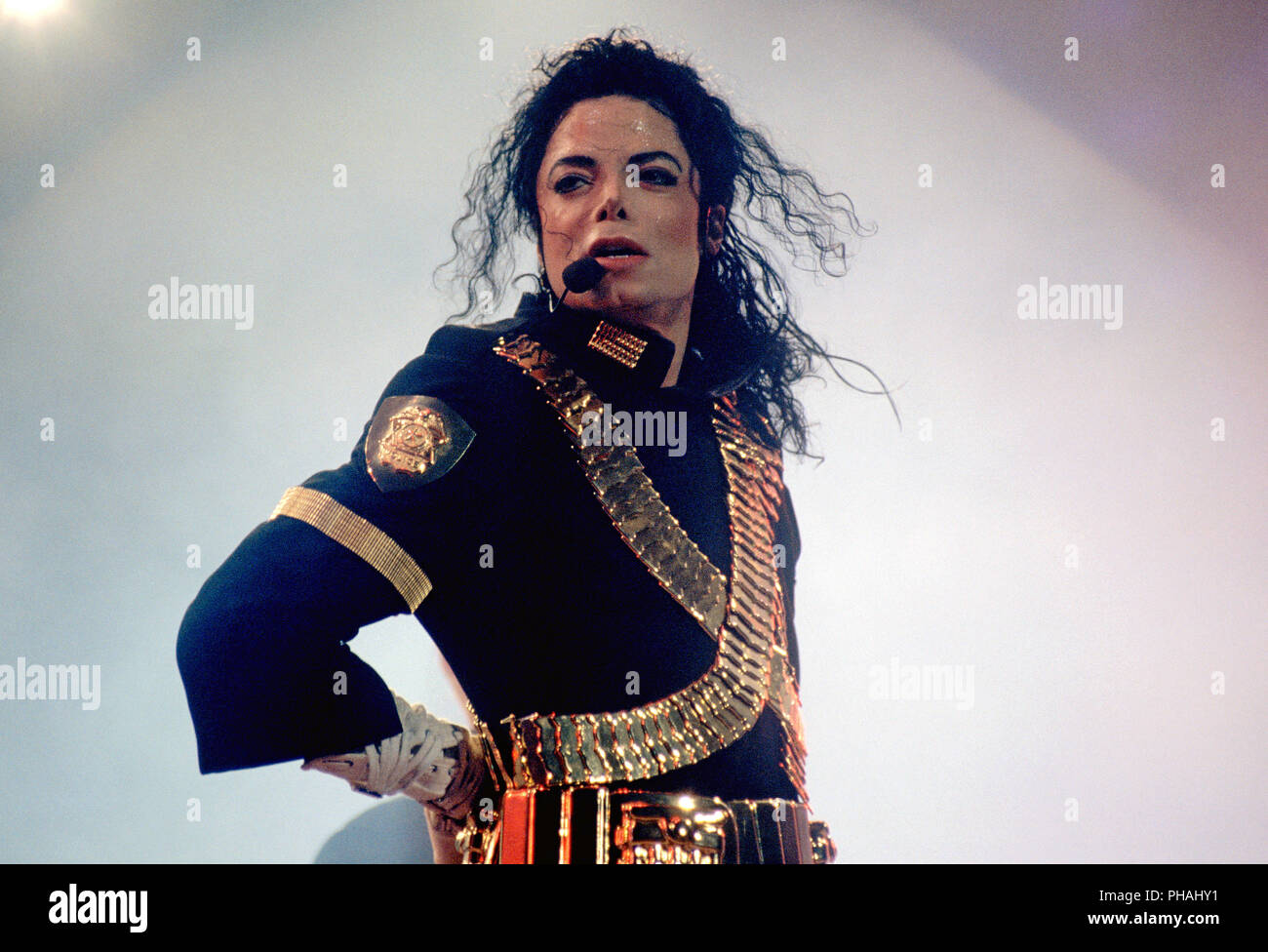 Michael Jackson on 27.08.1993 in Bangkok. | usage worldwide Stock Photo