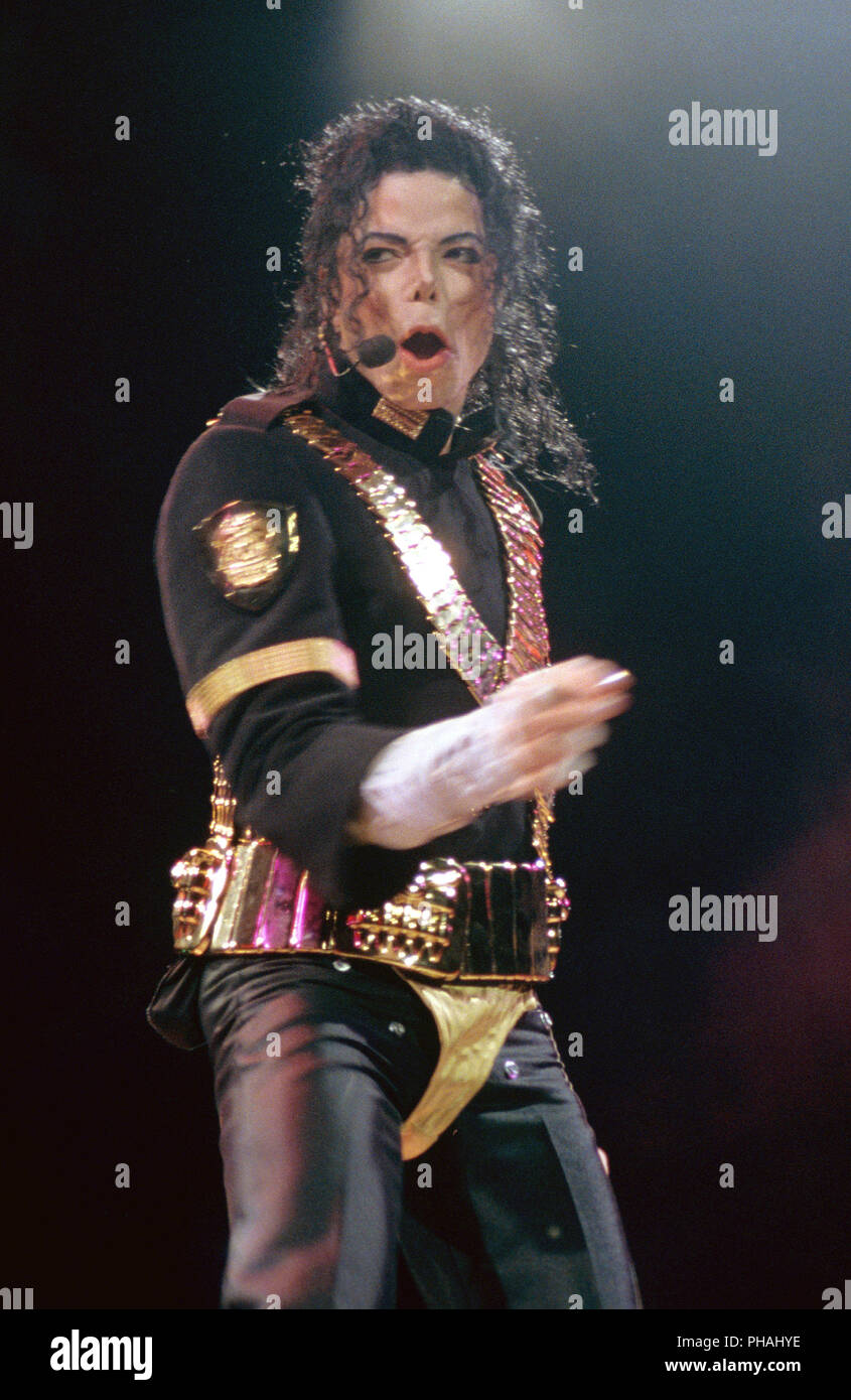 Michael Jackson on 27.08.1993 in Bangkok. | usage worldwide Stock Photo