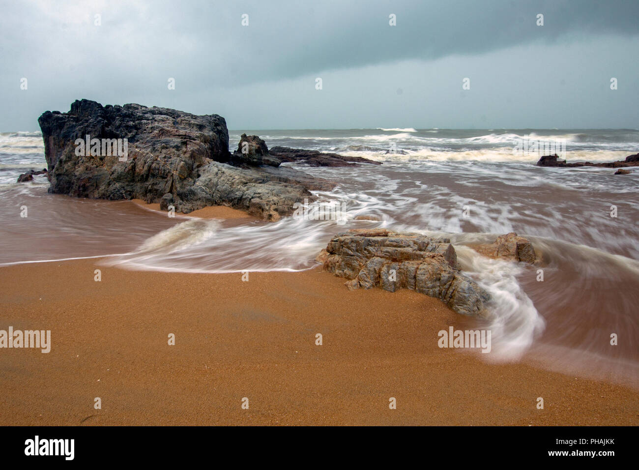 Views On The Shore Of Kemasik Kemaman Terengganu Malaysia In The Morning Of The Monsoon Season Stock Photo Alamy