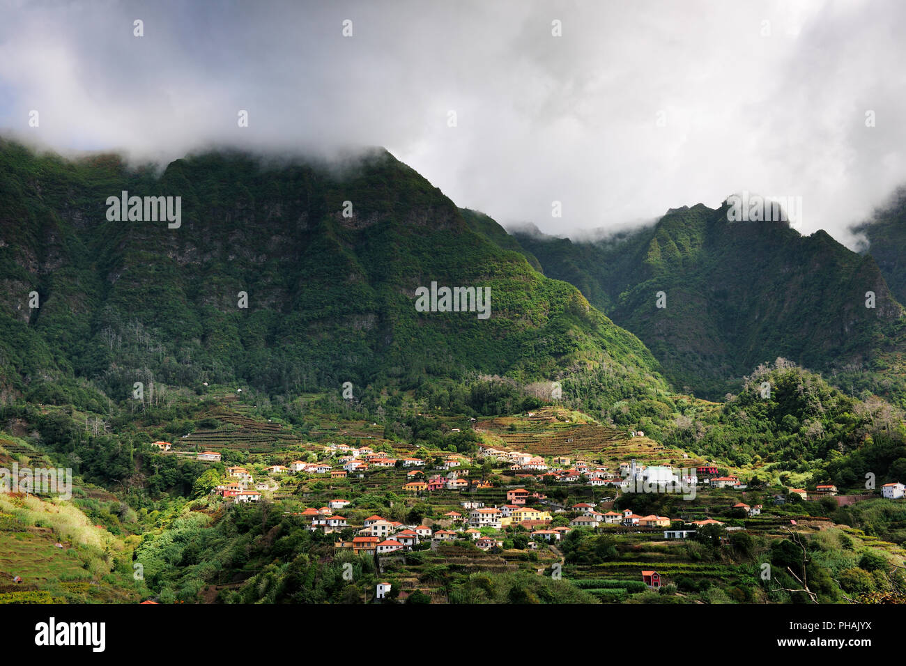 Serra d'Agua. Madeira, Portugal Stock Photo