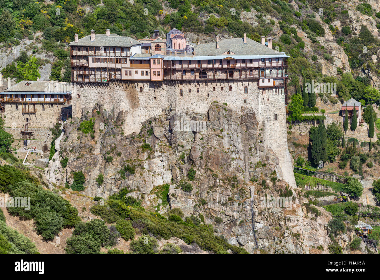 Simonopetra monastery, Simonos Petra, Mount Athos, Athos peninsula ...