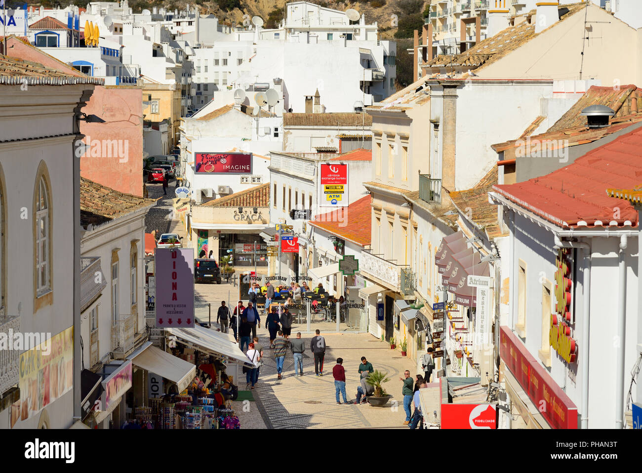 Albufeira algarve portugal tourist street hi-res stock photography and  images - Alamy
