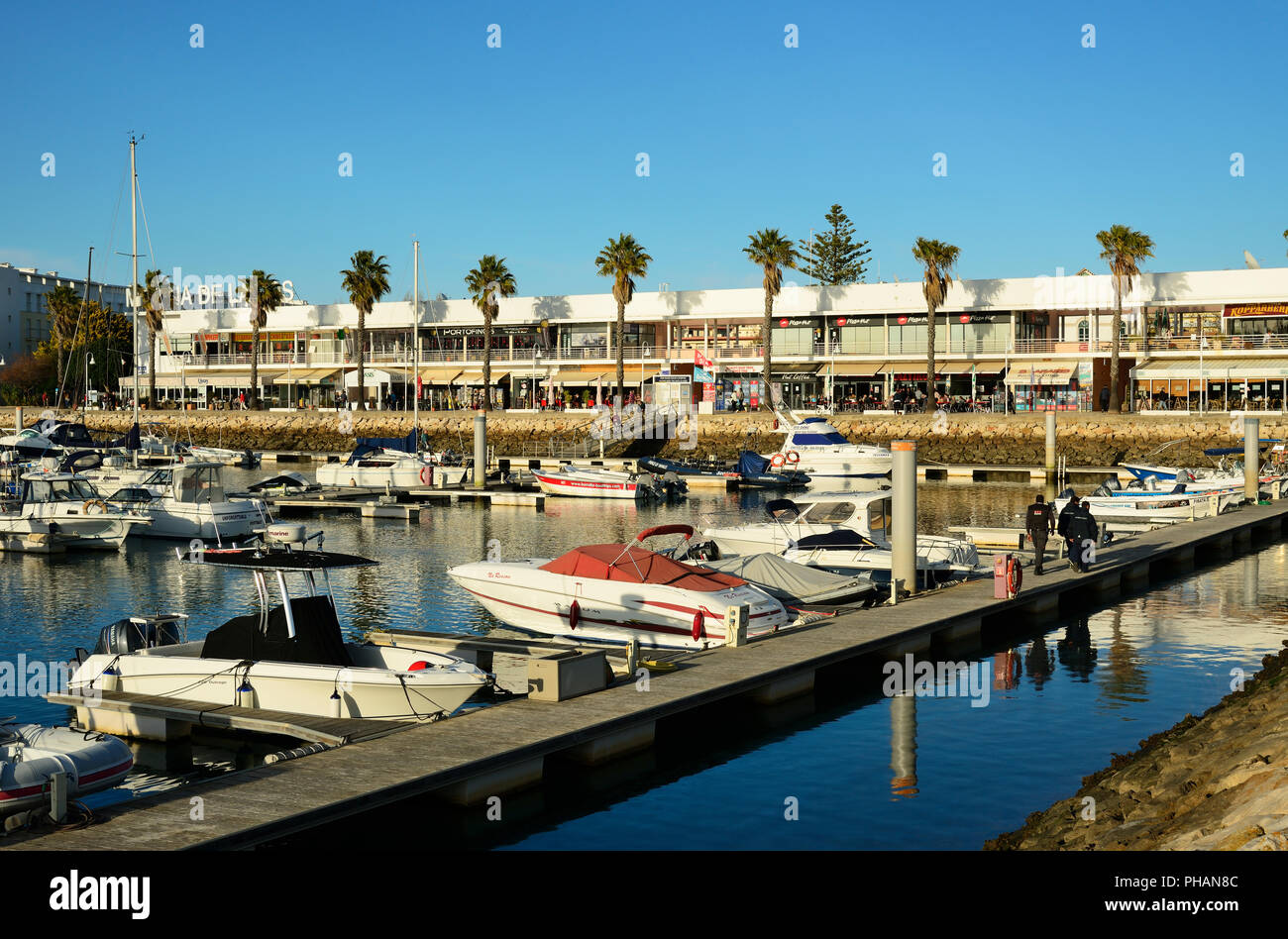 Marina of Lagos. Algarve, Portugal Stock Photo