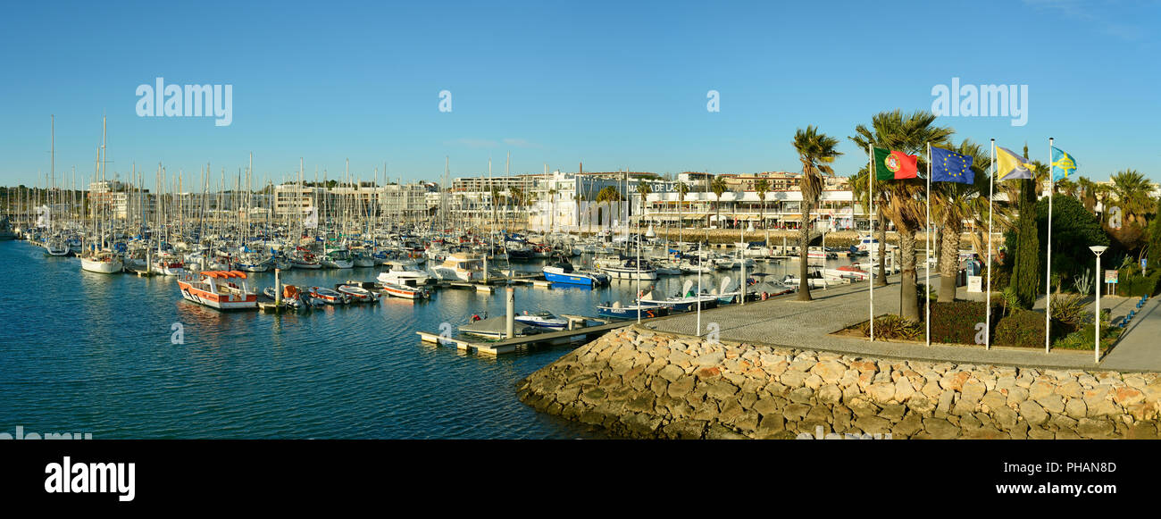 Marina of Lagos. Algarve, Portugal Stock Photo