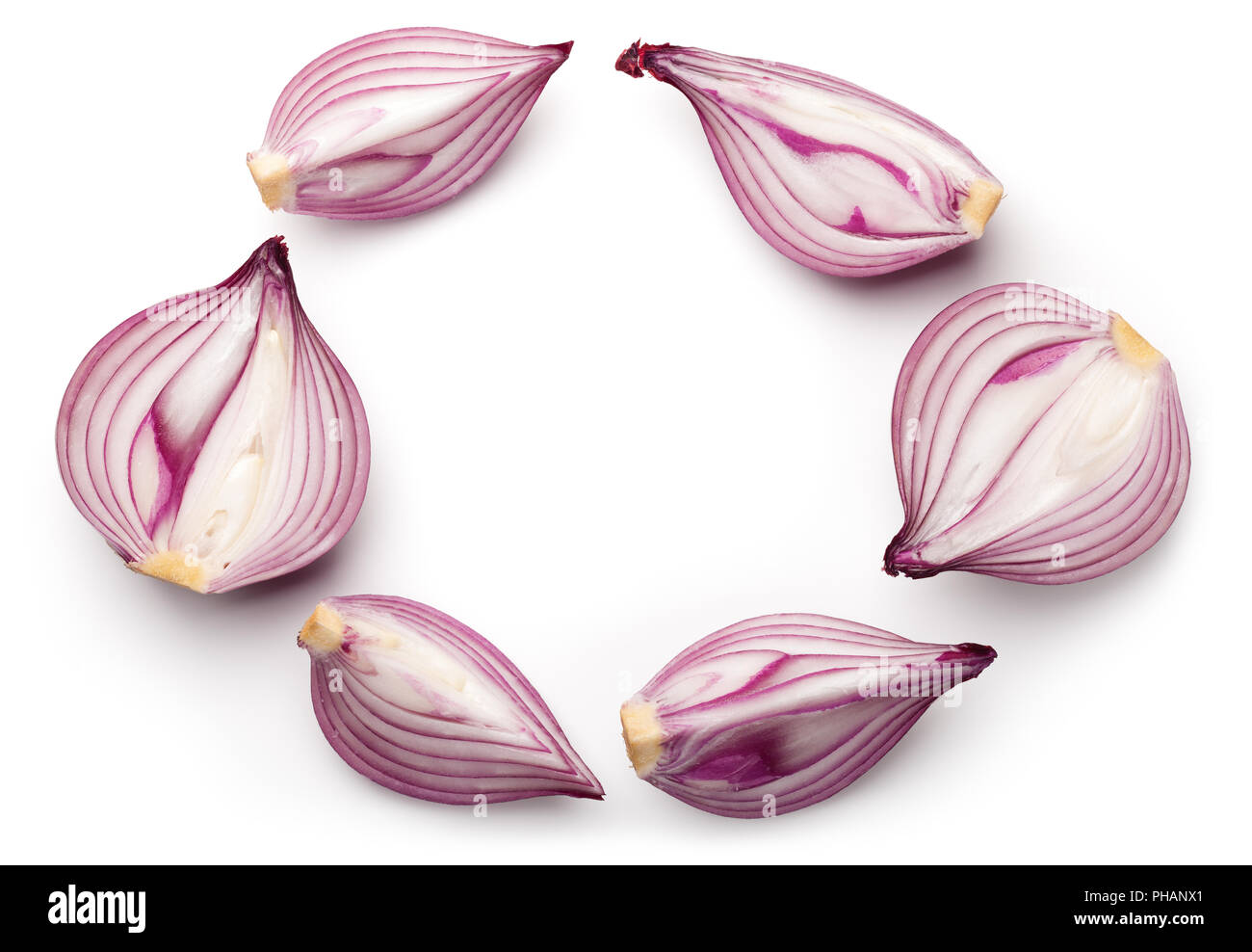 Whole sliced red onions onion half hi-res stock photography and images ...