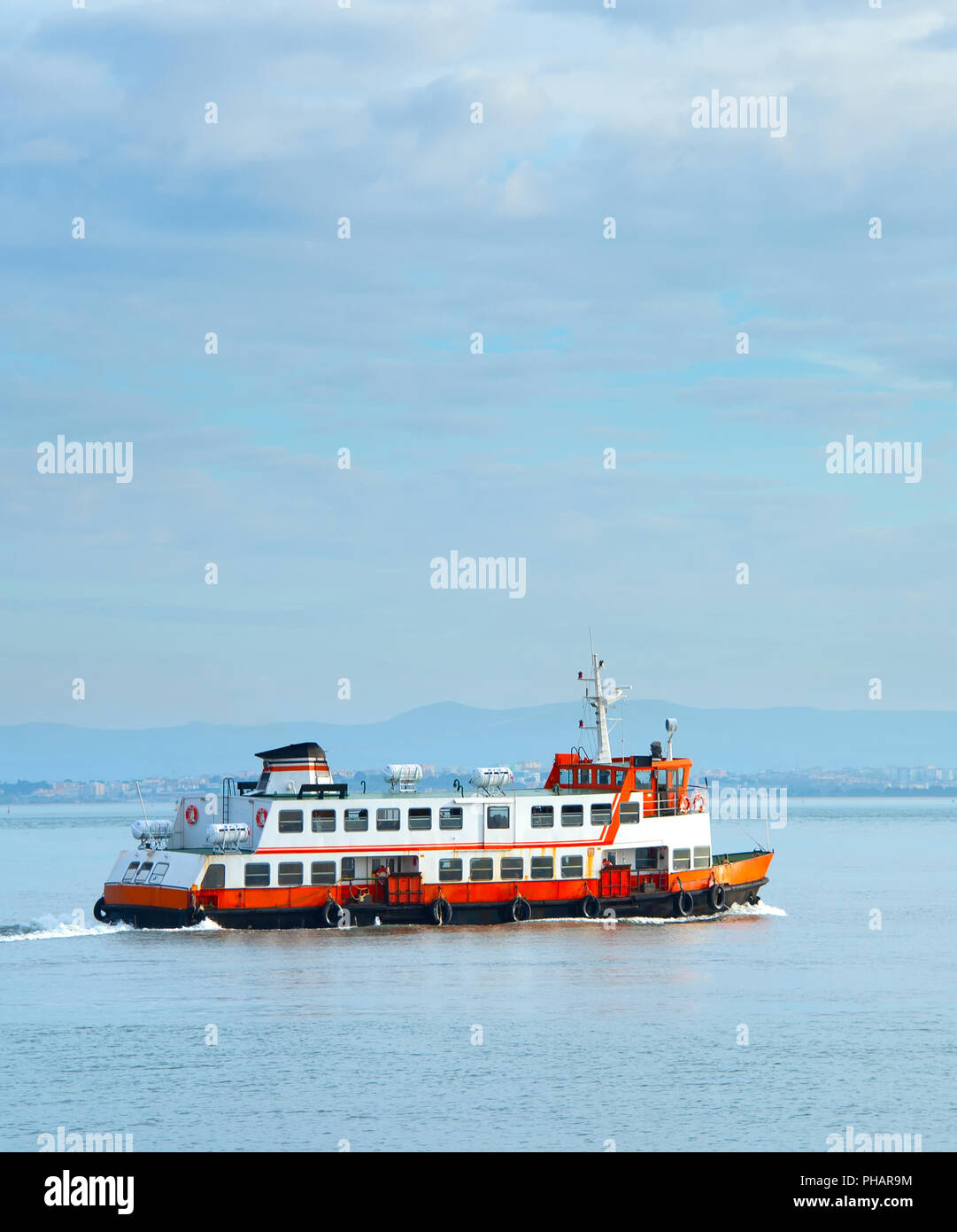 Lisbon Almada ferry boat, Portugal Stock Photo Alamy