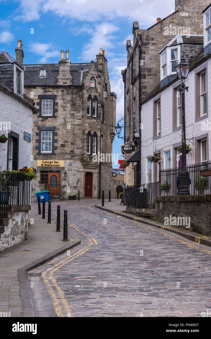 Queensferry, Scotland, UK June 14, 2012 Segment of narrow Edinburgh